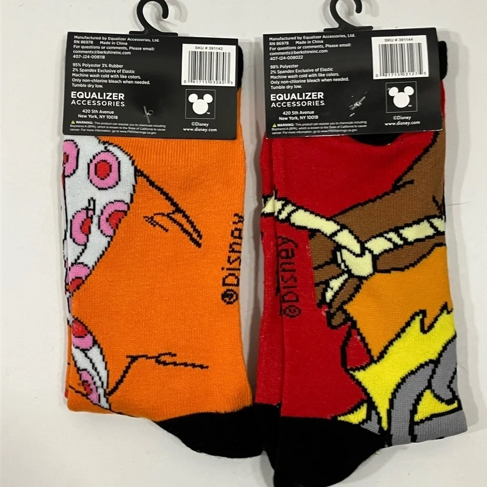 MUPPETS Fozzie/Animal Crew Socks 9-13 NEW